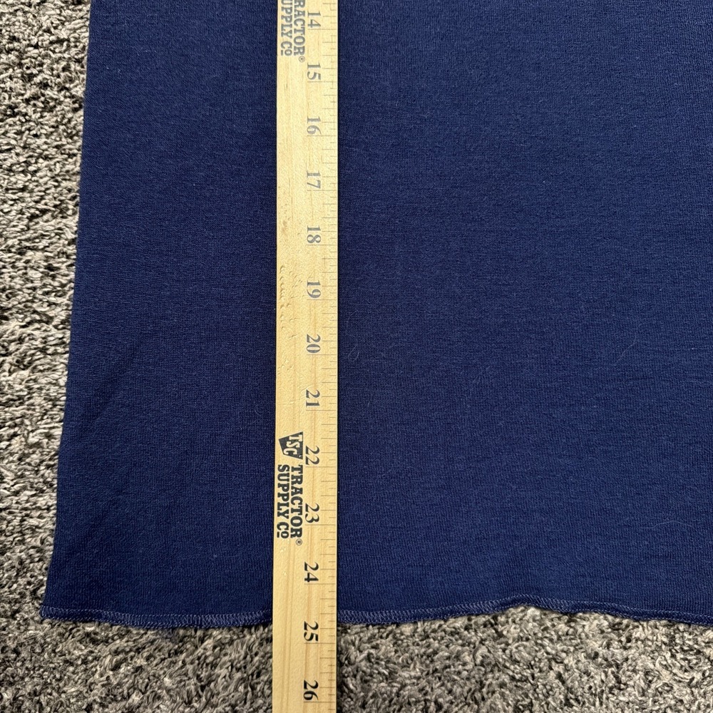 Duofold Shirt Mens Large Navy Blue Thermal Wool Blend Made in‎ USA Long Sleeve - Picture 4 of 5